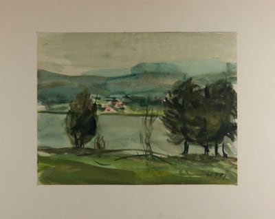 Landschaft am See