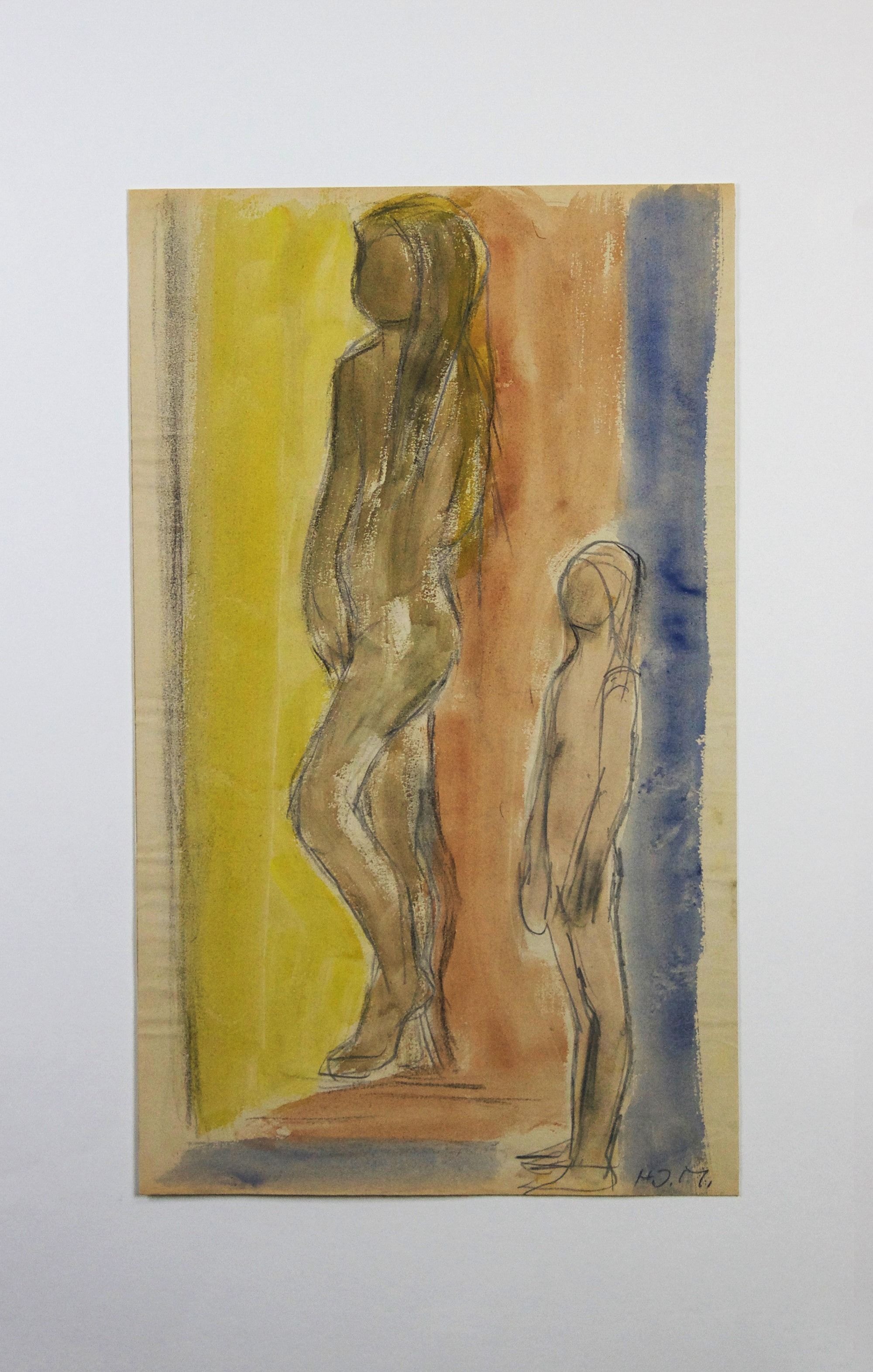 Grosser und kleiner Mädchenakt – More views 1