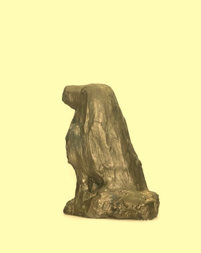 Hund, sitzend